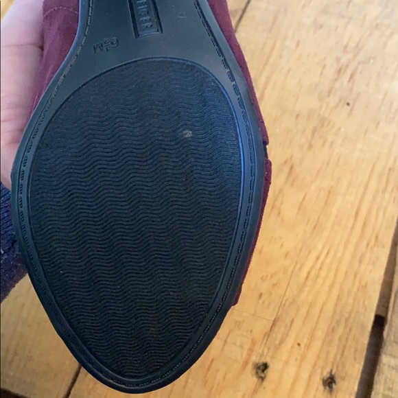 NWB Tommy Hilfiger Relita 2 Burgundy Slingbacks Peep Toe Heeled Shoes - Picture 5 of 11